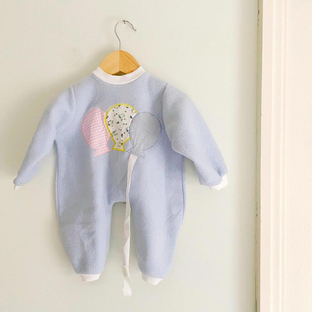 Vintage 90s Terry Birthday Romper